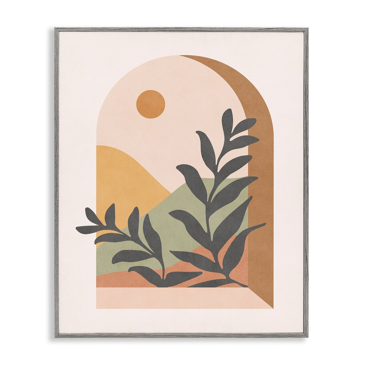 Stupell Industries Soft Boho Window View Framed Giclee Wall Art Design by Nataly White